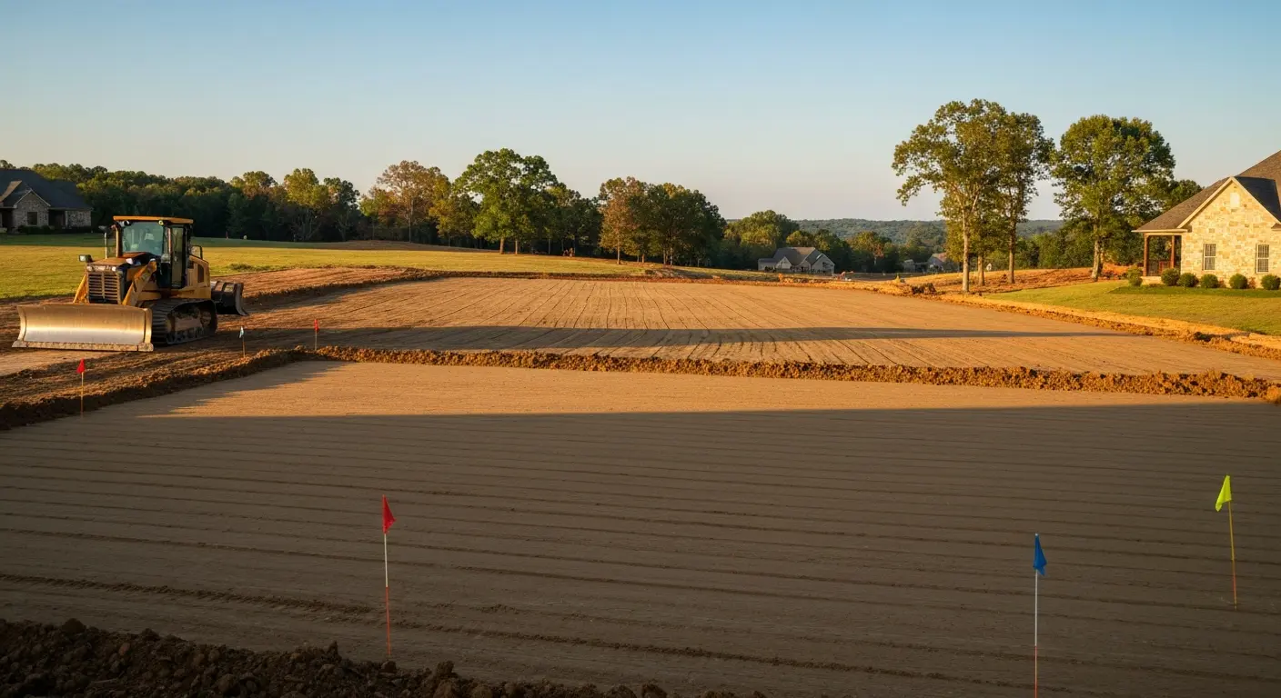 Land grading and site preparation