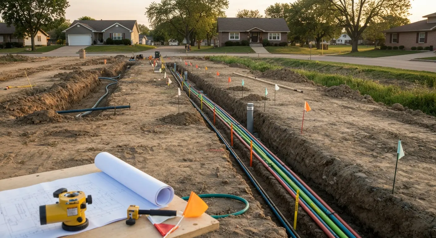 Site development work