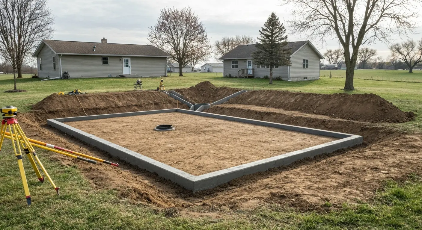 Septic system installation
