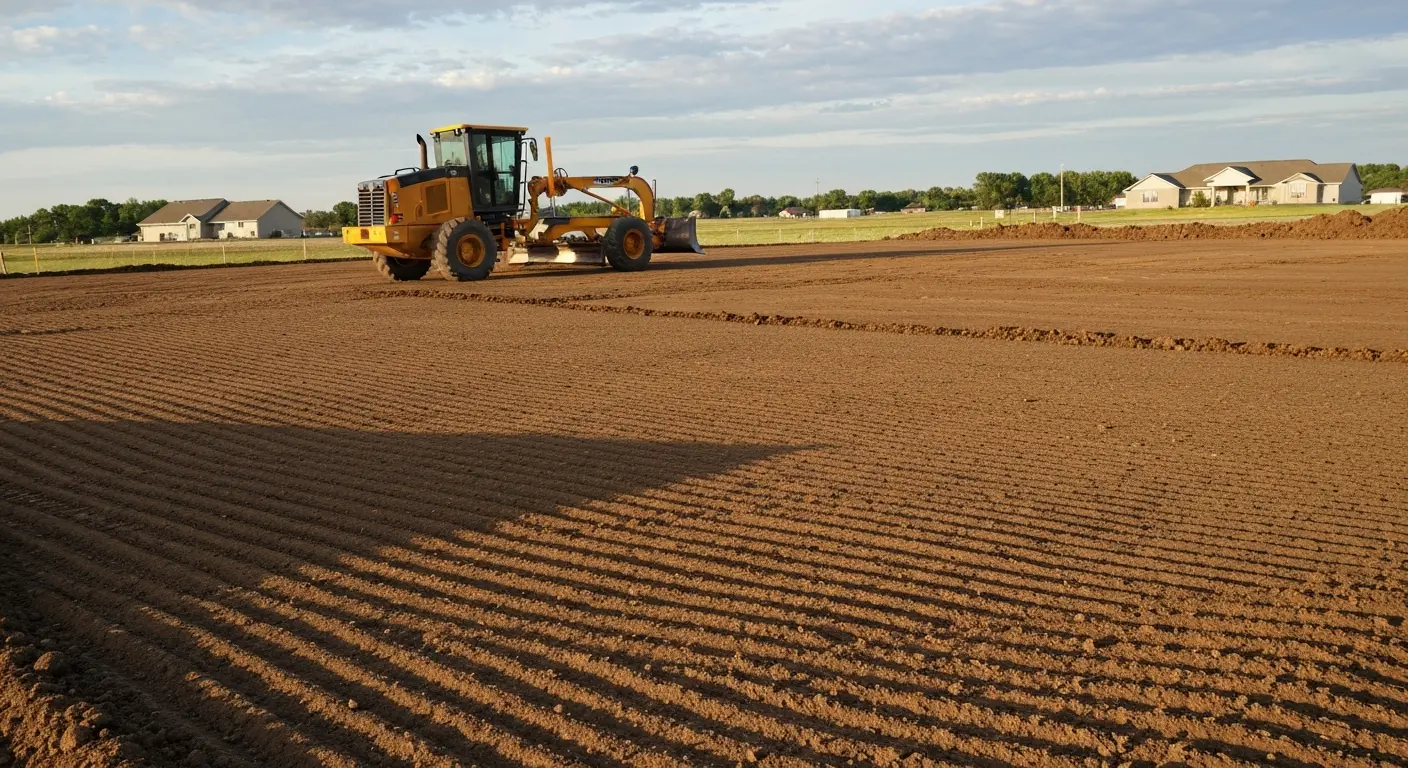 Land grading in Davenport