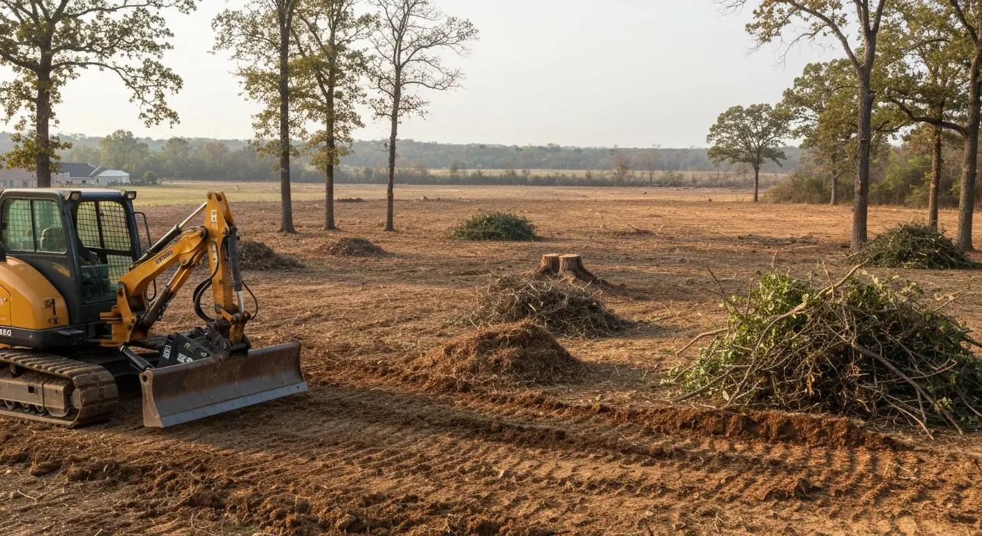 Land clearing in Lake Ozark