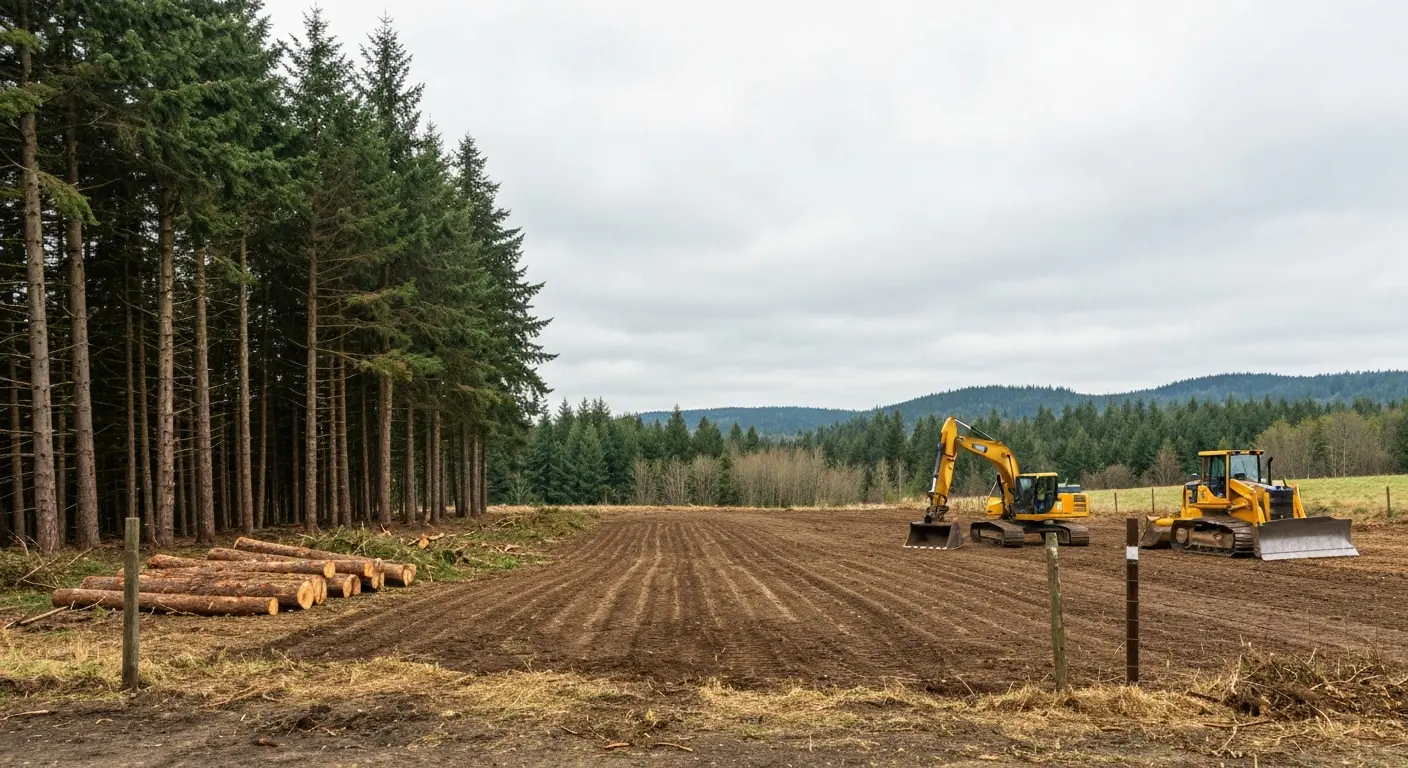 Land clearing and site prep