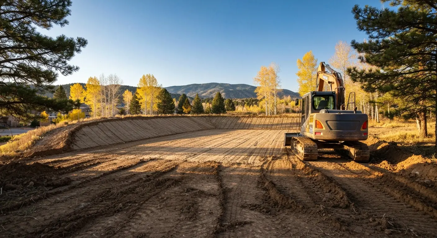 Grading and dozing work