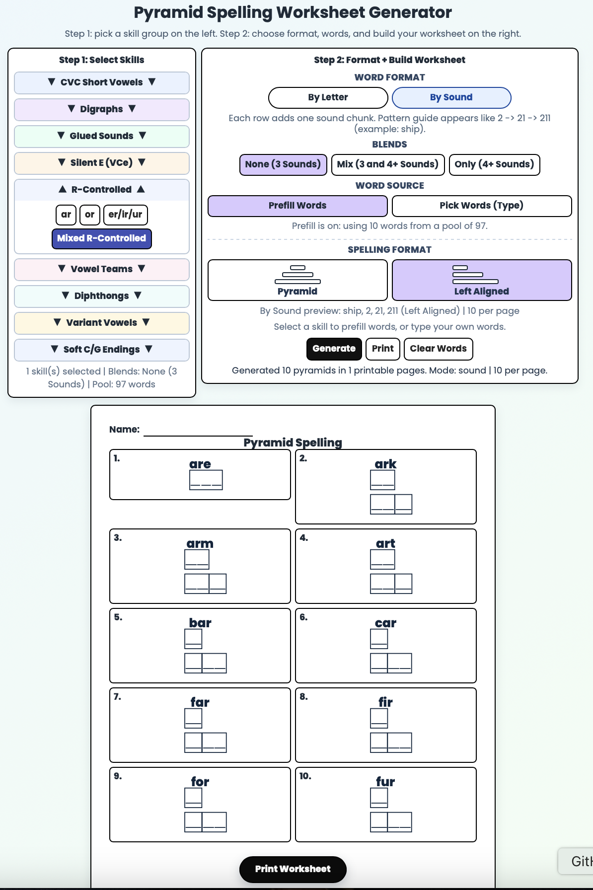 Intervention Station generator preview