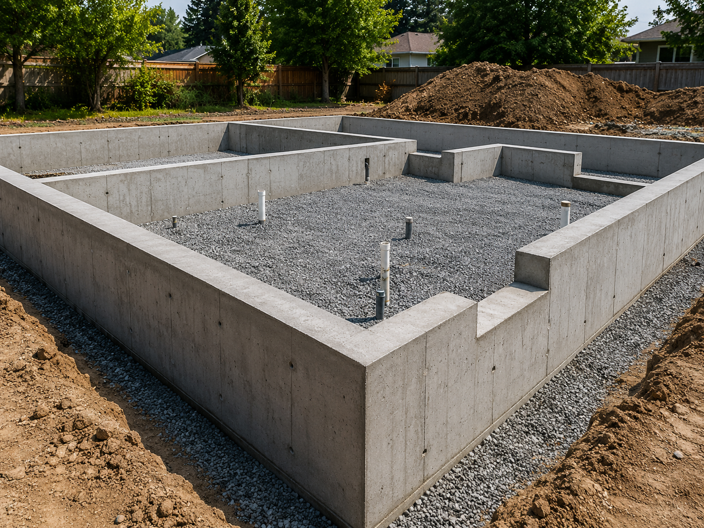 Concrete foundations