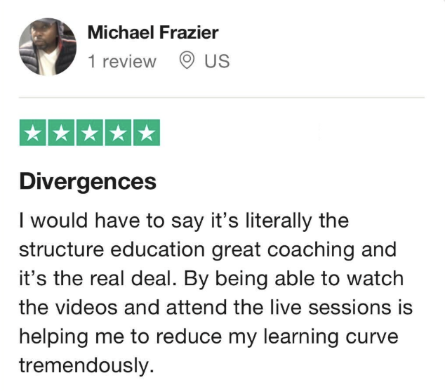Trustpilot review from a student