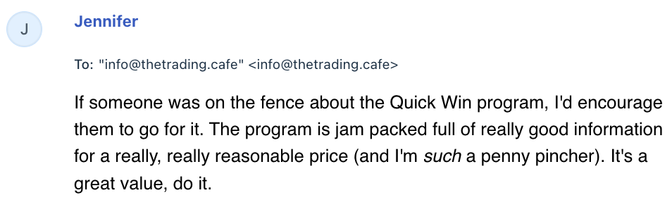 Email from Jennifer