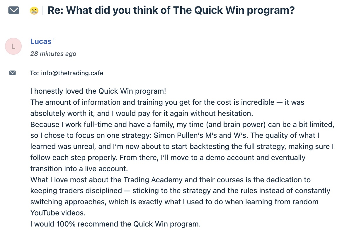 Email from Lucas