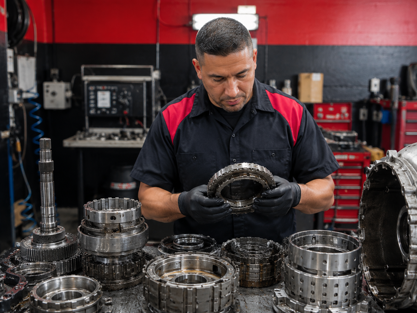 Transmission repair process at The Transmission Shop in Palmdale California