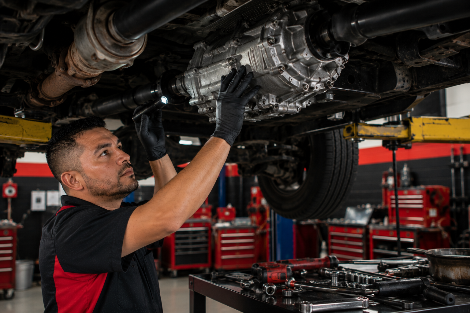 Transfer case diagnostics and drivetrain repair in Palmdale California