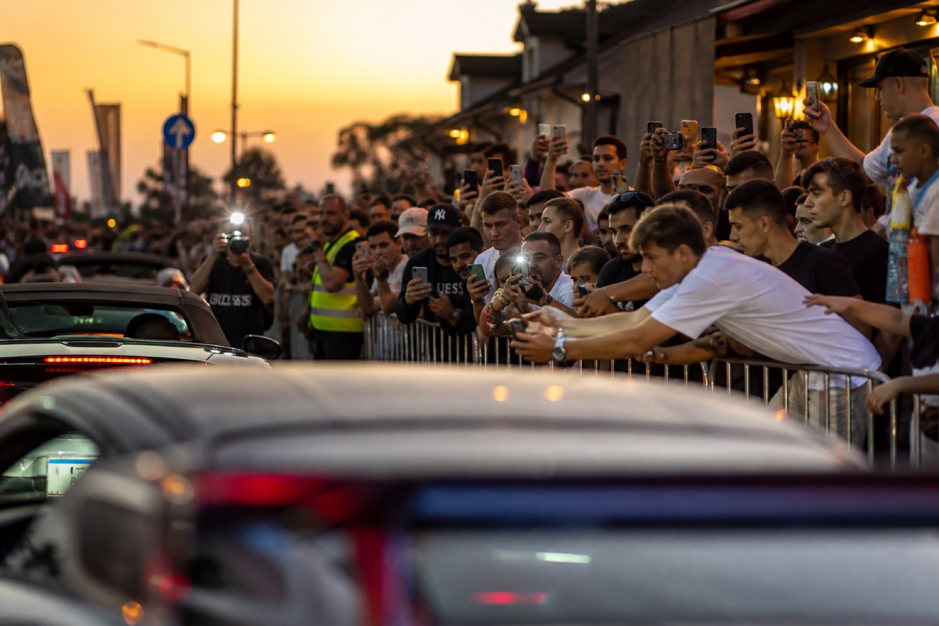 Crowd at a HighLife public arrival