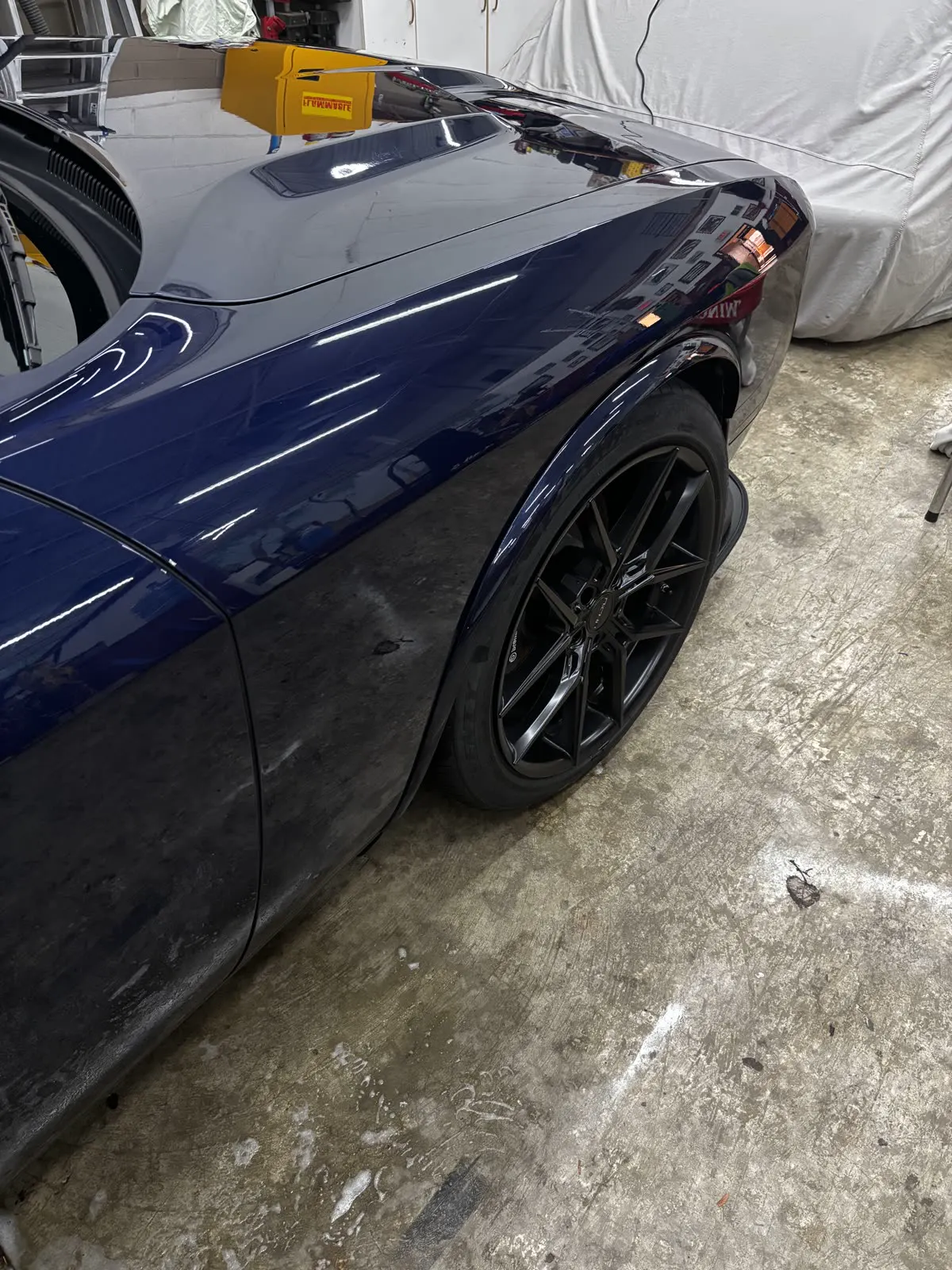 Challenger hood under correction lighting