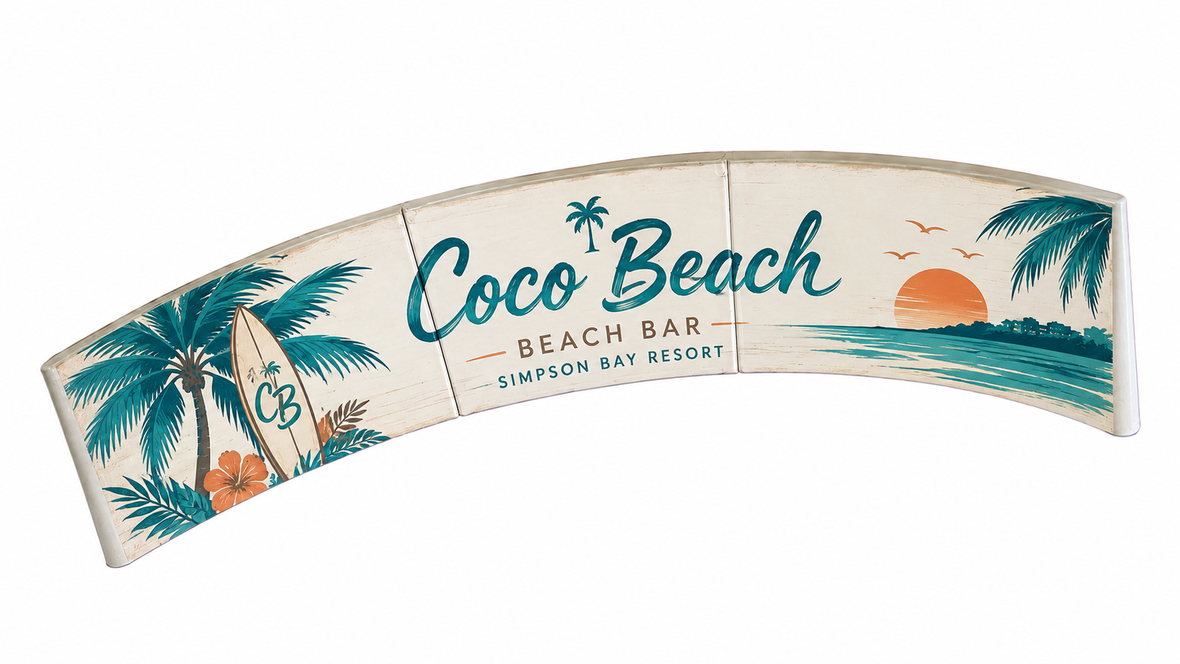 Coco Beach Bar Simpson Bay Resort — the first SXMZlide