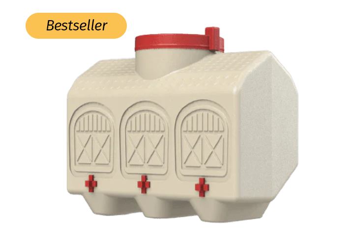 OverEZ Galvanized Chicken Waterer