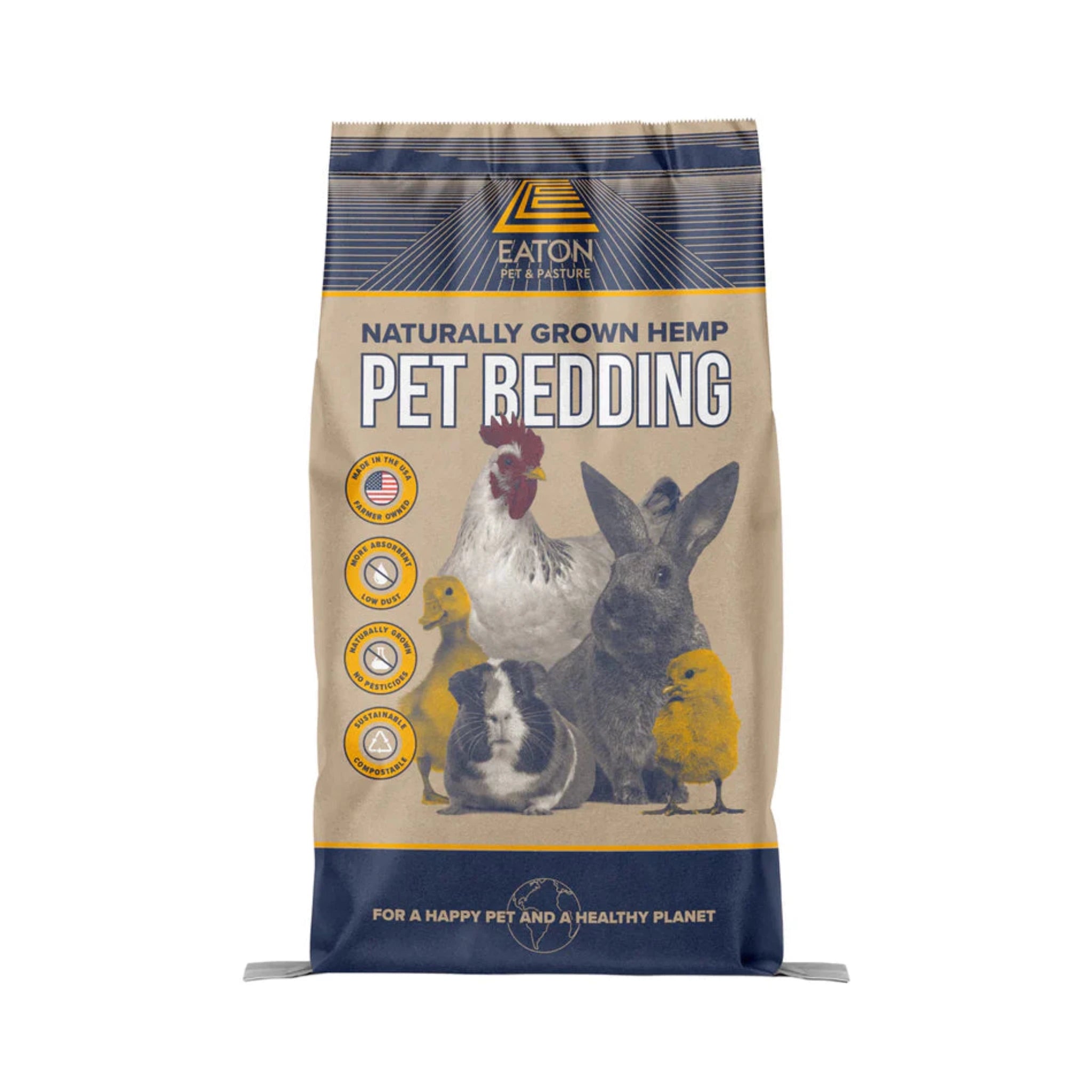 Eaton Natural Hemp Bedding (8 lb)