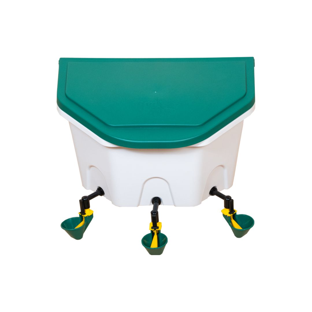 2-Gallon Poultry Drinker with 3 Cups