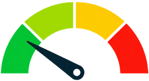Difficulty gauge pointing to Easy