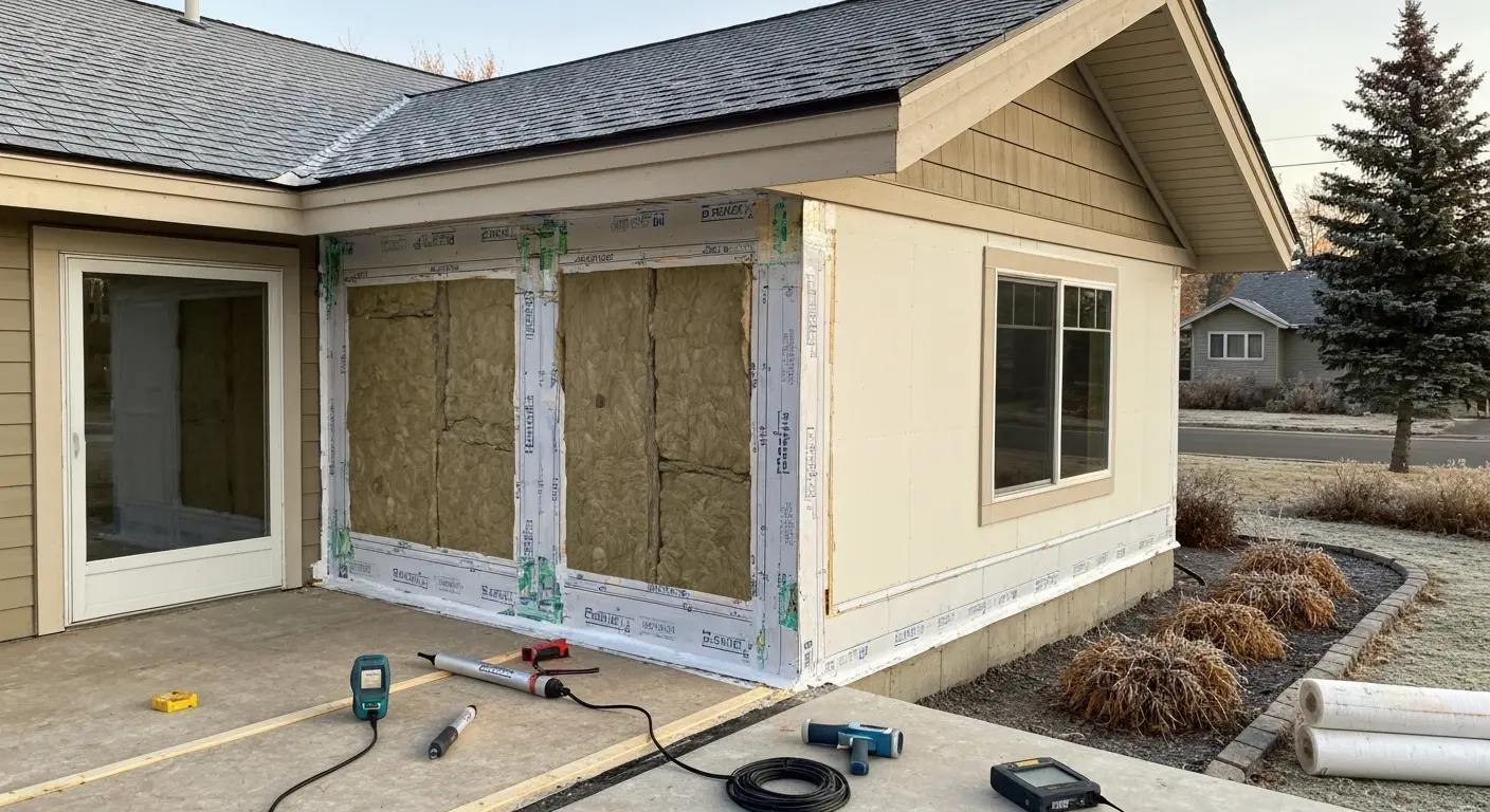 Home addition project in Fairbanks