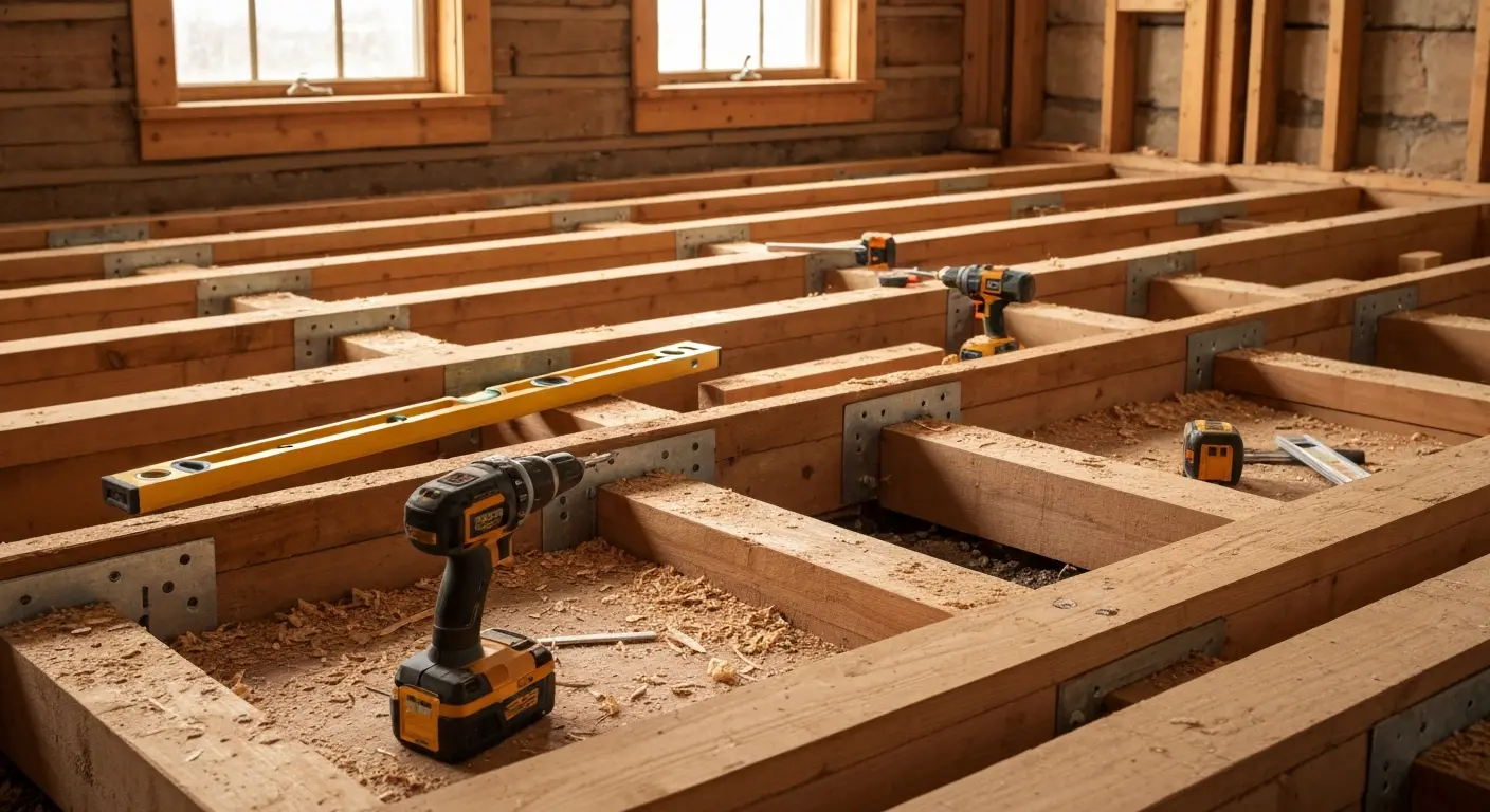 Floor repair and reinforcement