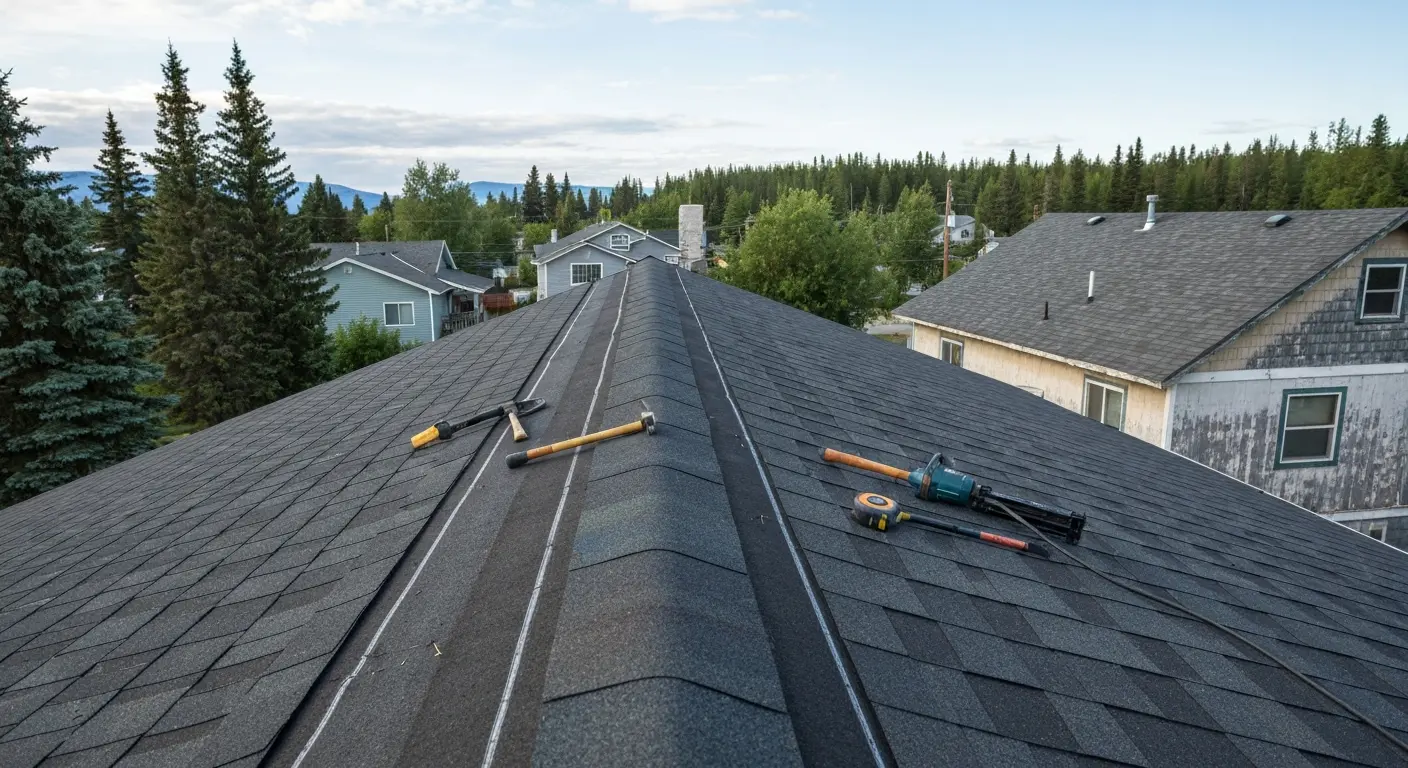 Residential roof repair