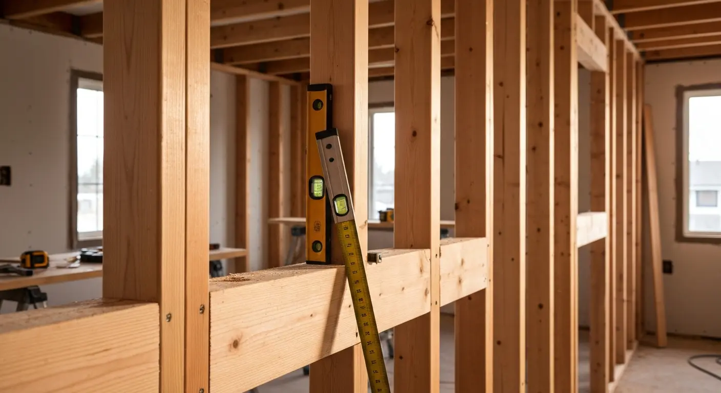 Wall framing repair and remodel