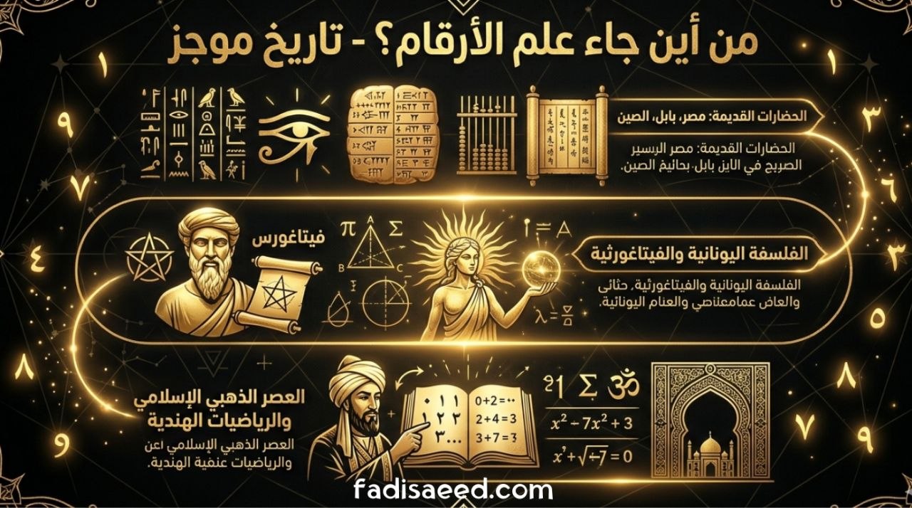 من أي جاء علم الأرقام؟ تاريخ موجز