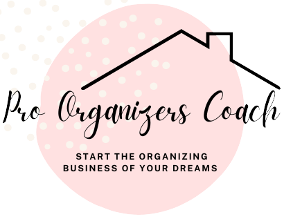 Pro Organizers Coach logo—organizing business supported by NovaWeb Systems.