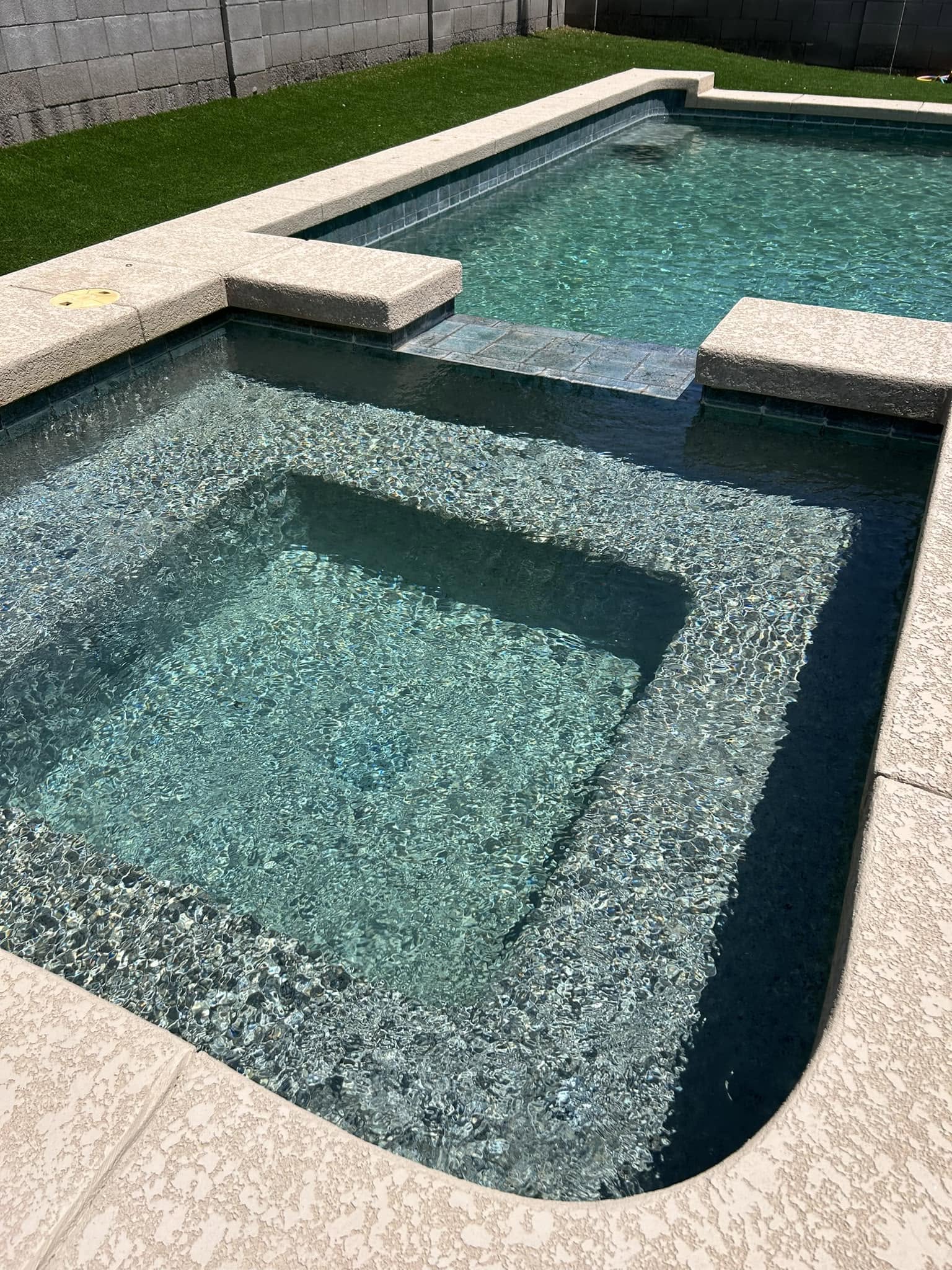 Pool cleaning service in Phoenix AZ backyard pool