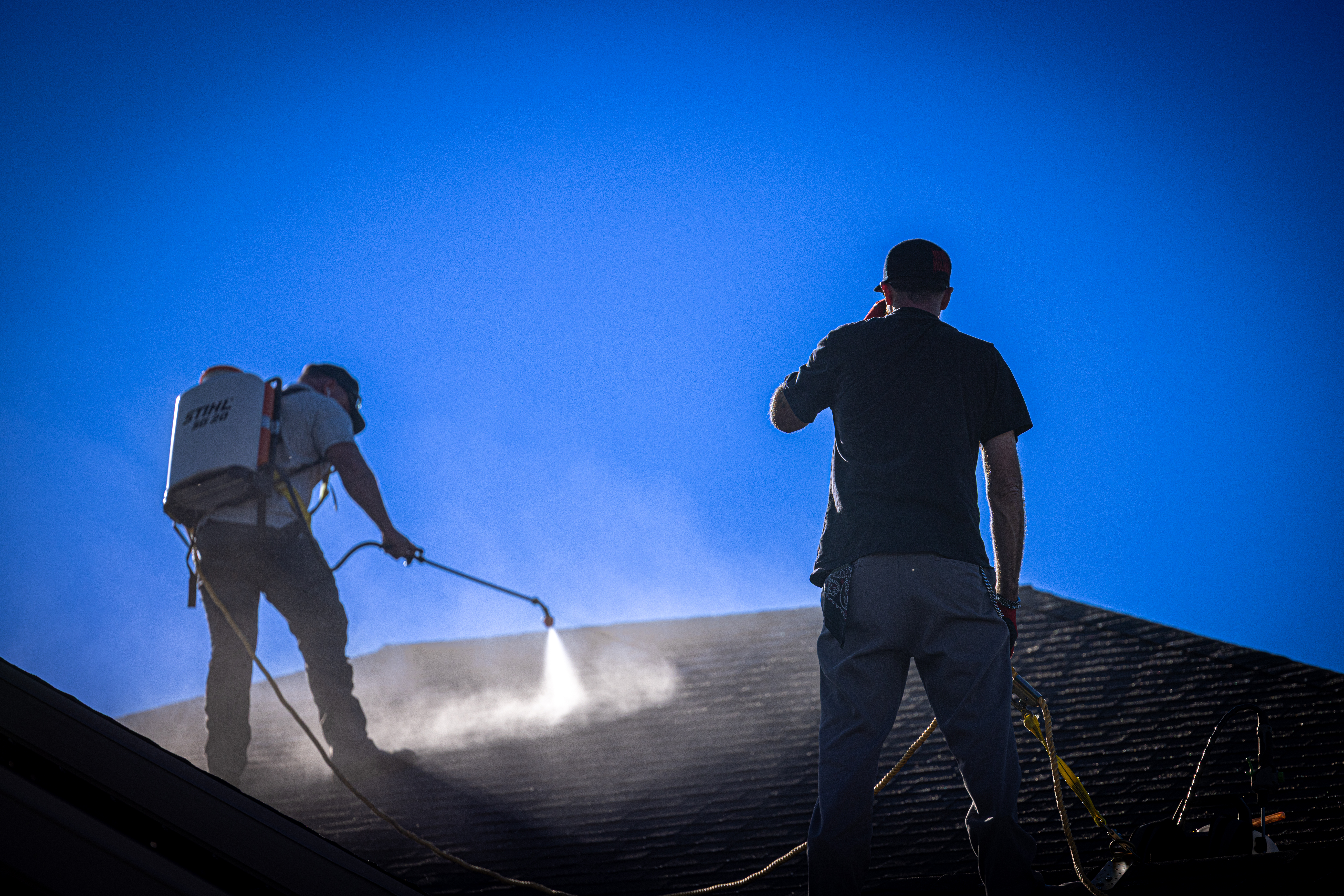 GoNano roof treatment application by The NuRoof Guys