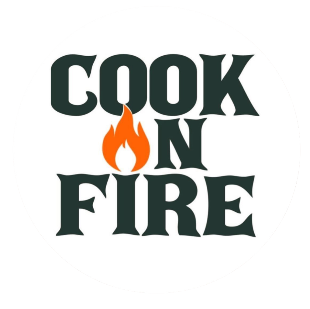 cook on fire brand logo