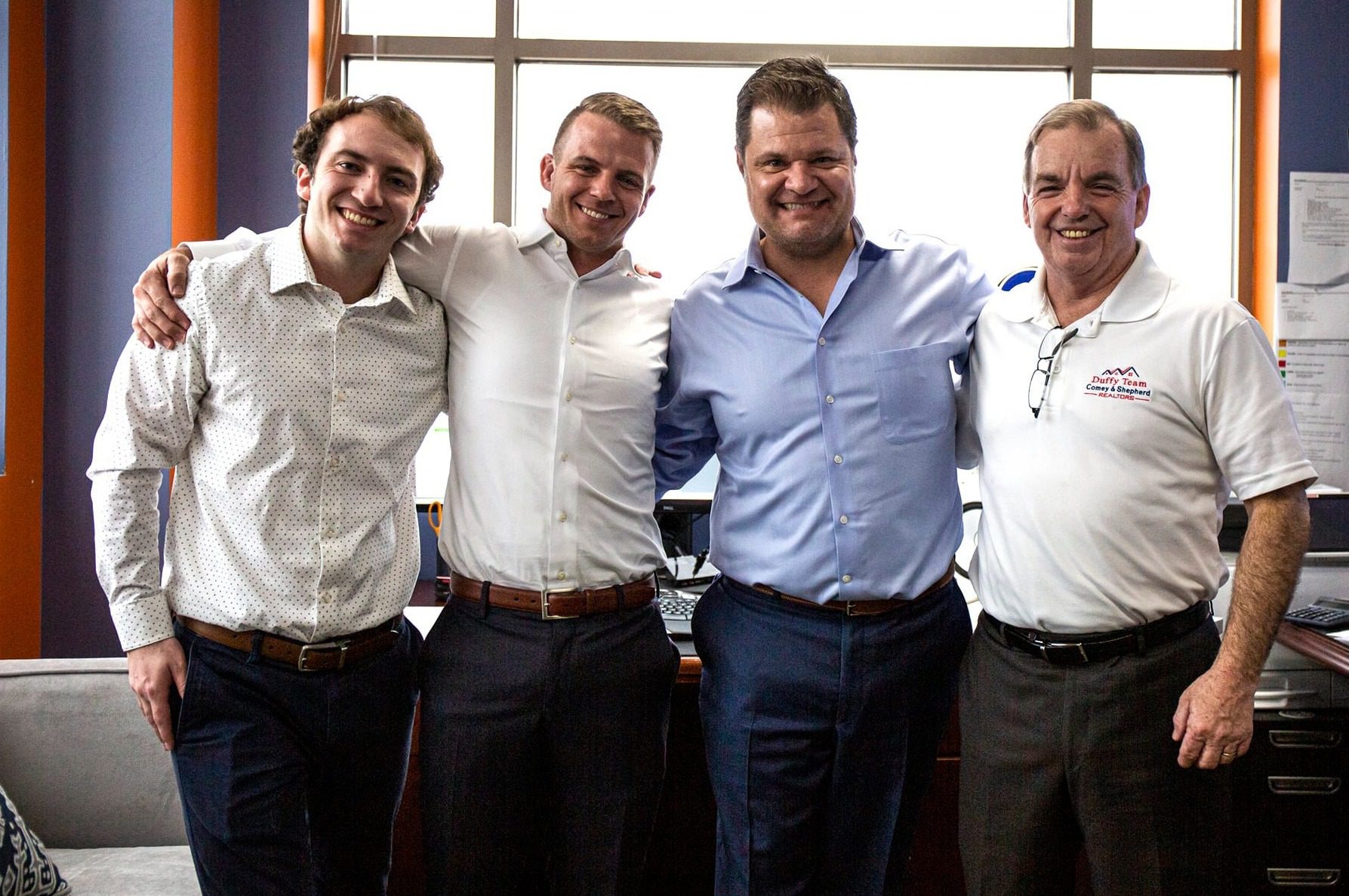 The Duffy Realty team at Killerspots Agency for a marketing session