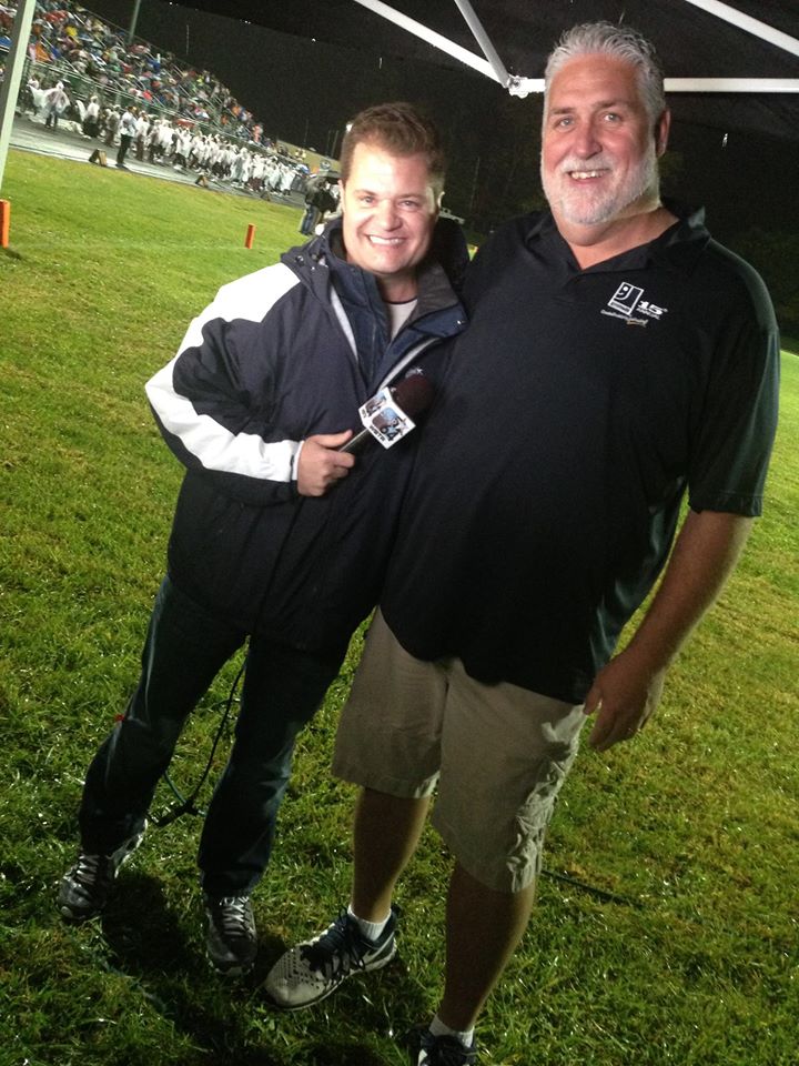 Storm Bennett with Joe Walter, former Cincinnati Bengals offensive lineman