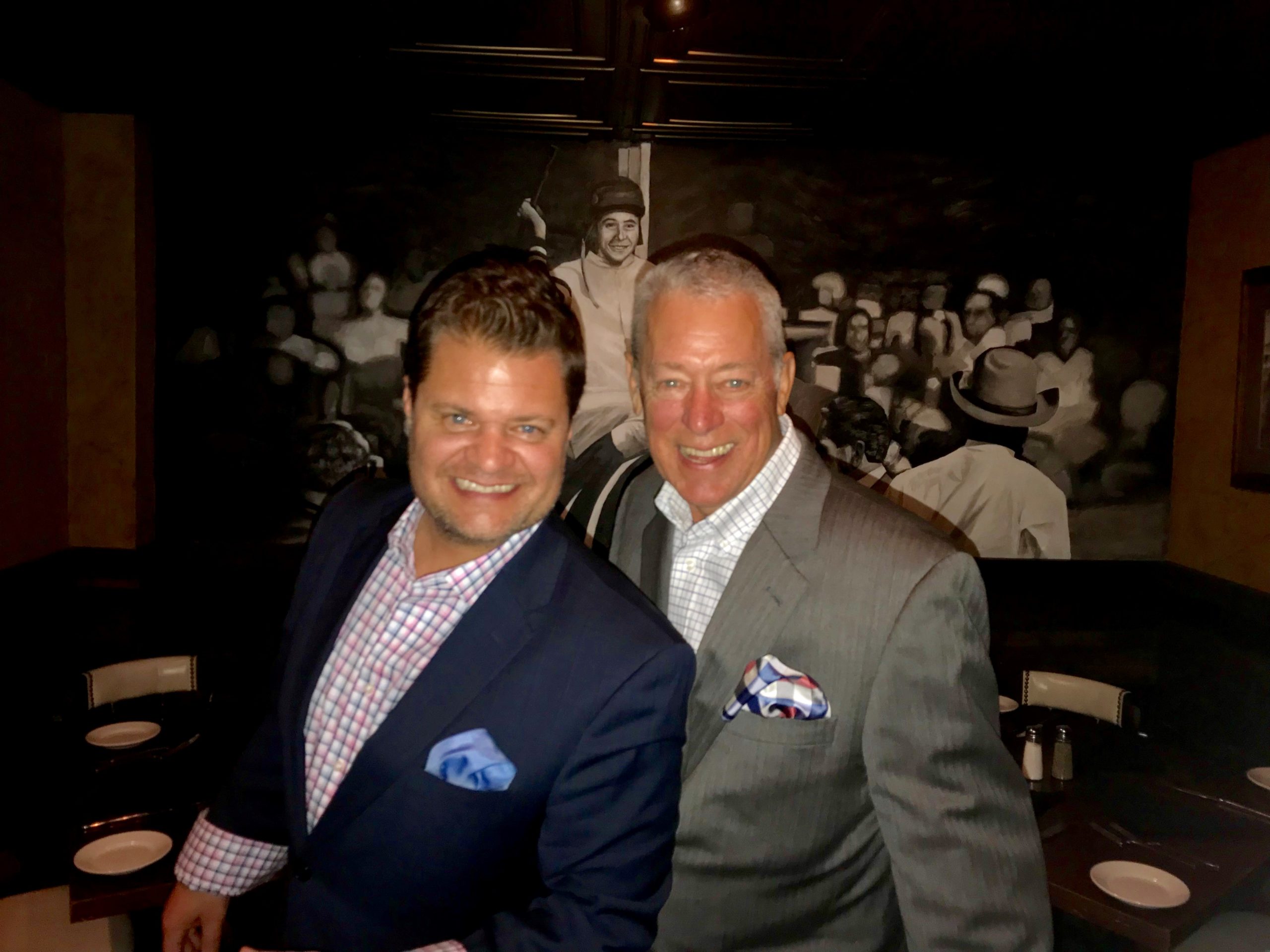 Storm Bennett with his father James Bennett III