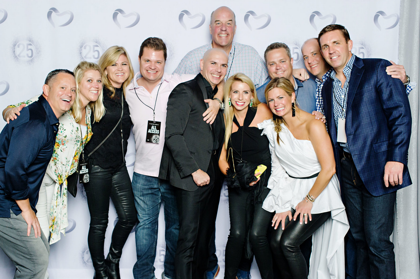 Storm Bennett with international superstar Pitbull