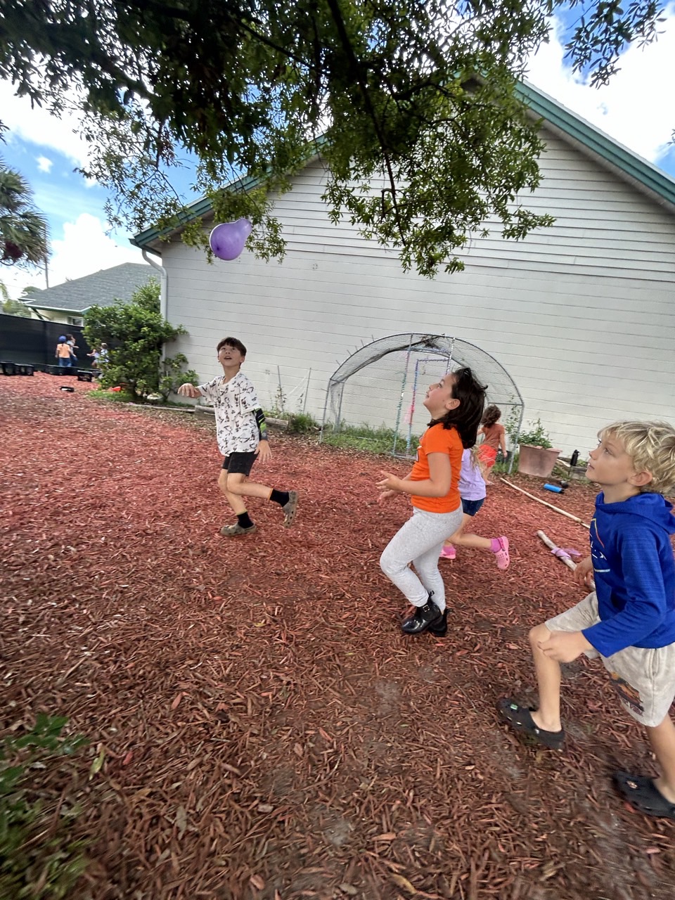 Acton learners enjoying outdoor play and free time