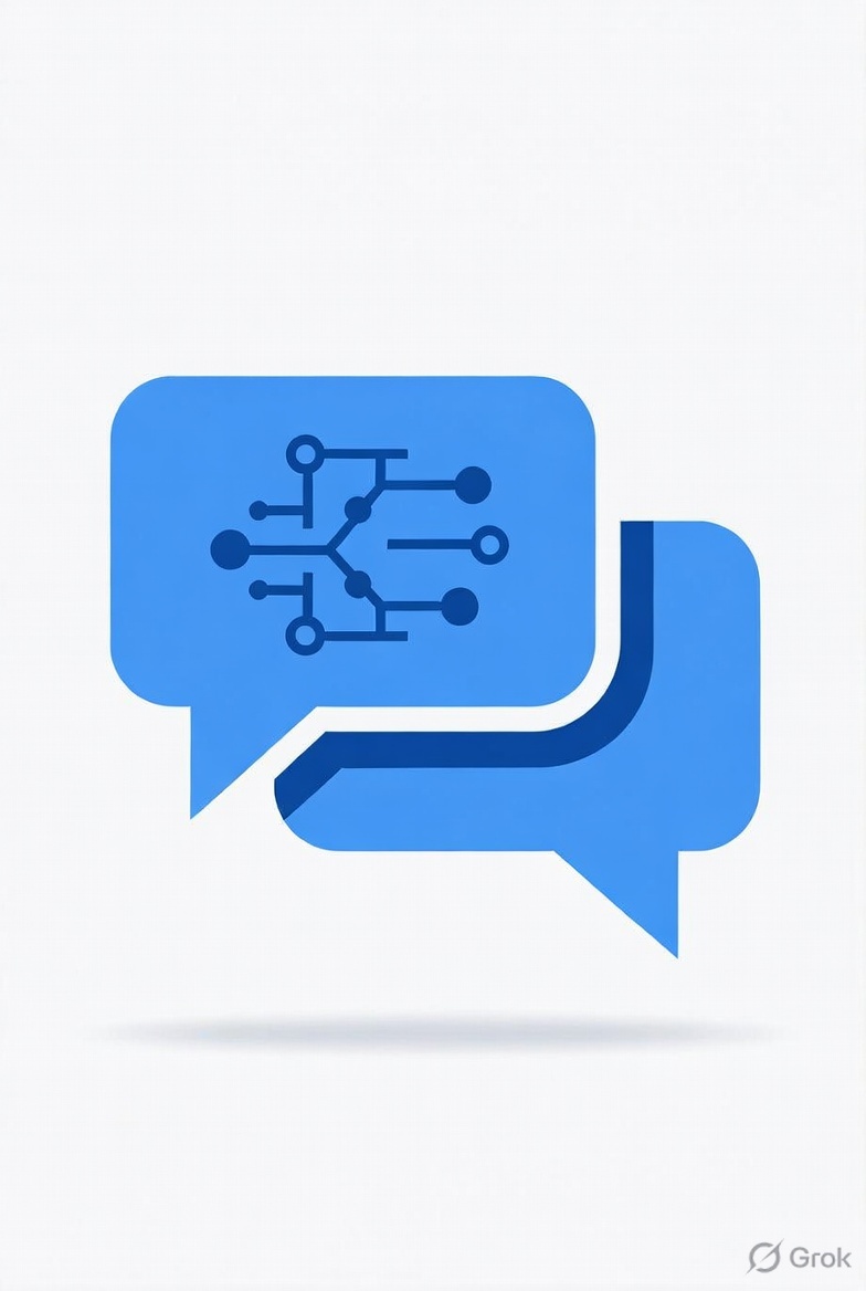 AI powered messaging chatbot for small business website