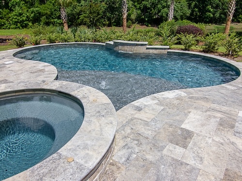 Fort Lauderdale Travertine Decks