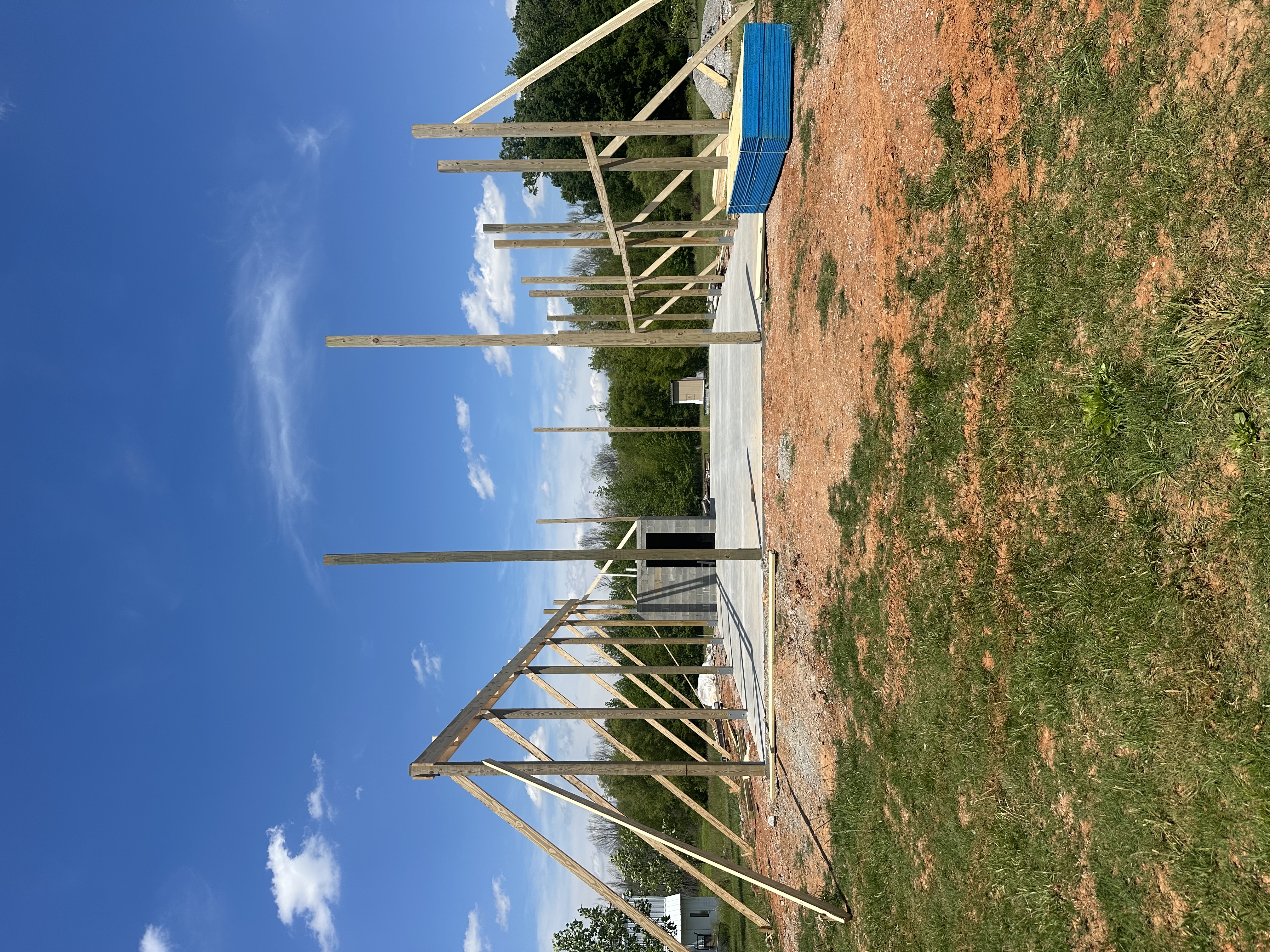 Adams, TN Build — Adams, Tennessee construction project view from the site