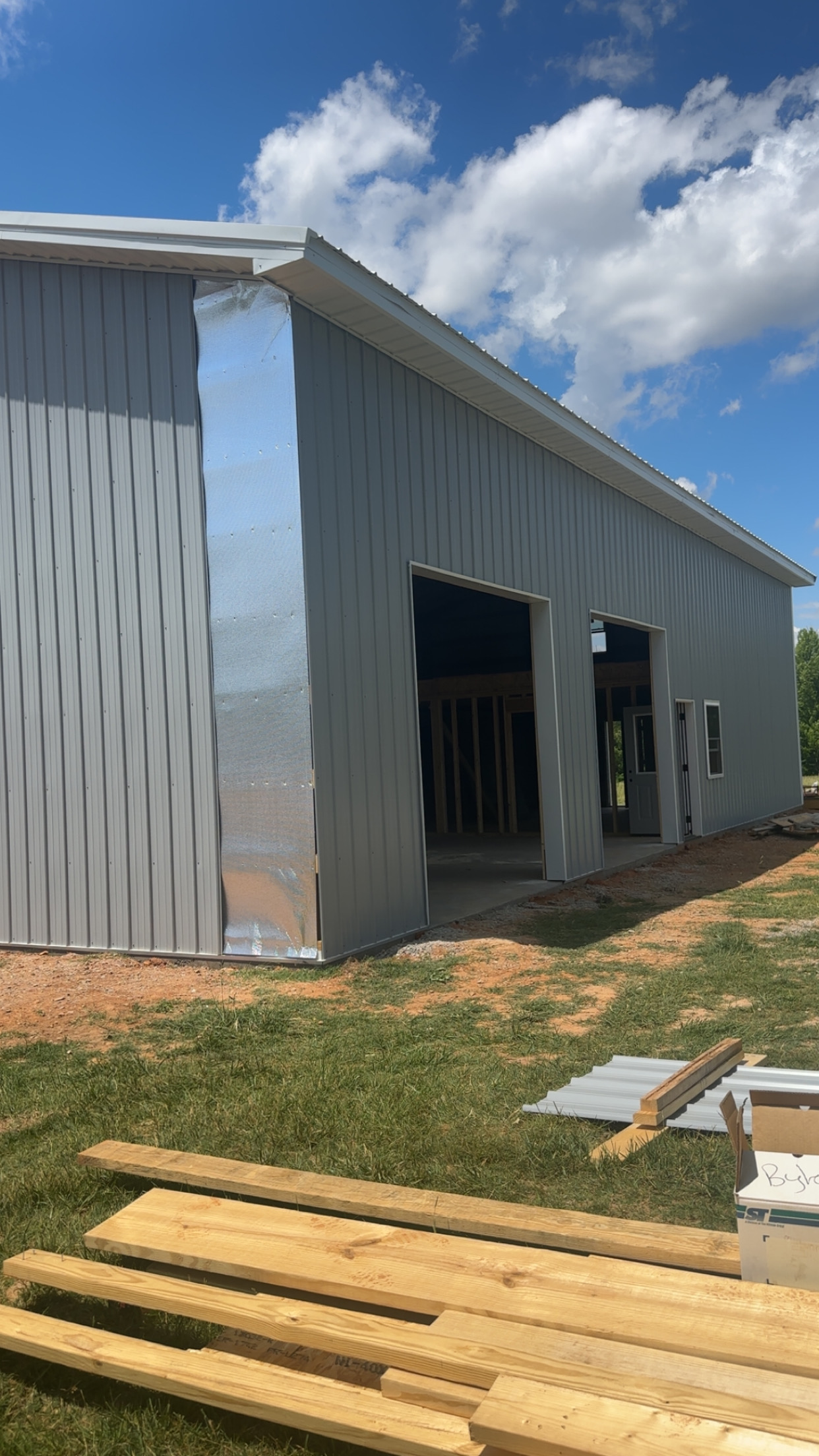 Adams, TN Build — Construction-stage view on the Adams, TN property