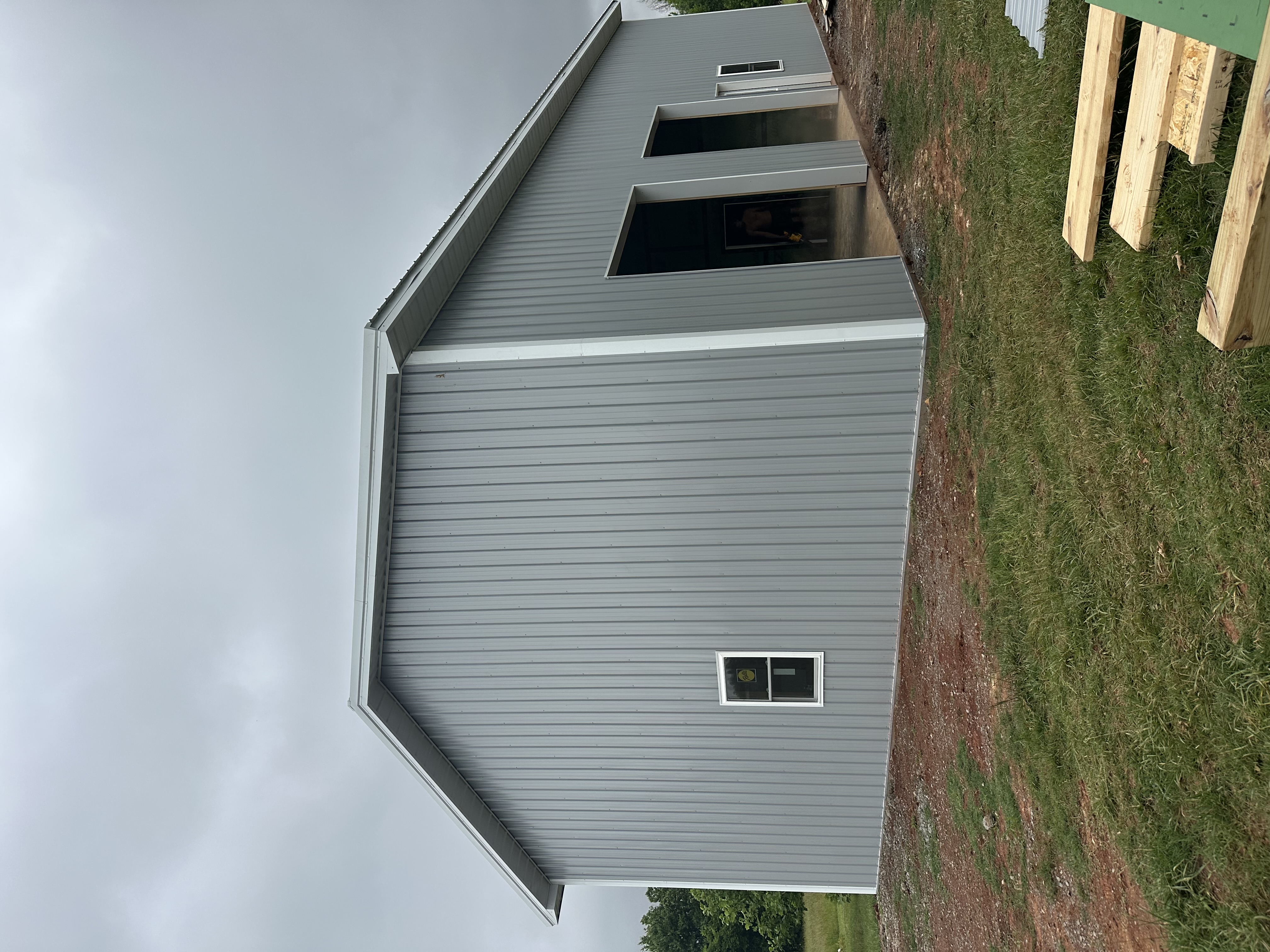 Adams, TN Build — Structural and exterior work during the Adams project