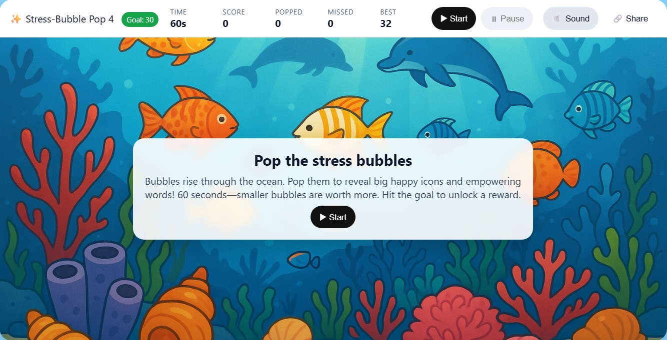 Play Stress-Bubble Pop