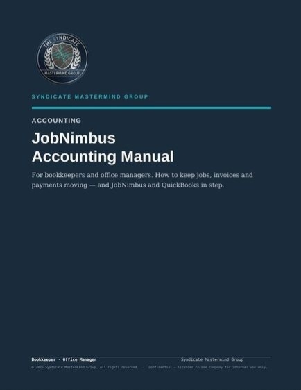 Accounting Manual cover