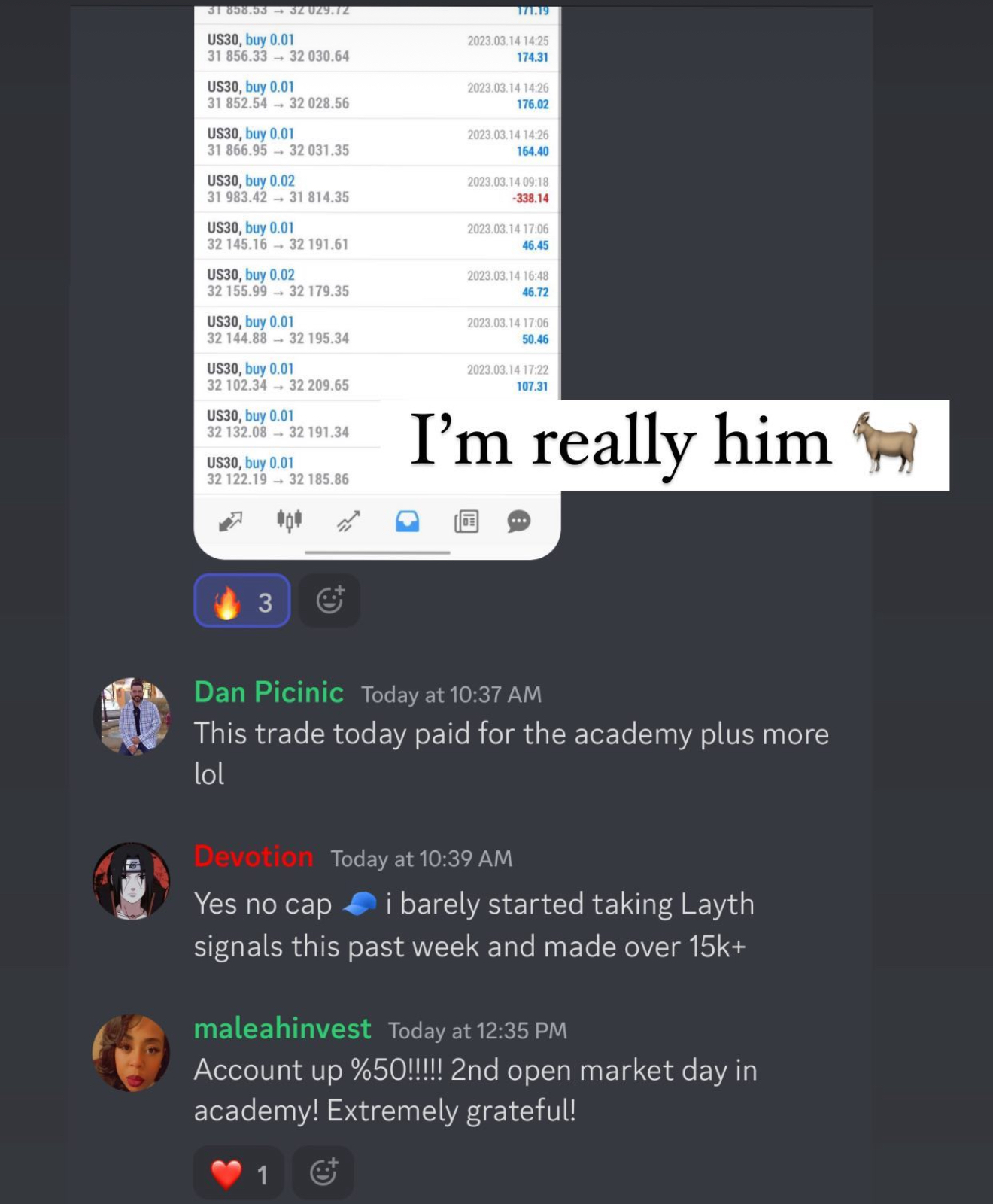 Minty Traders Student Result 12