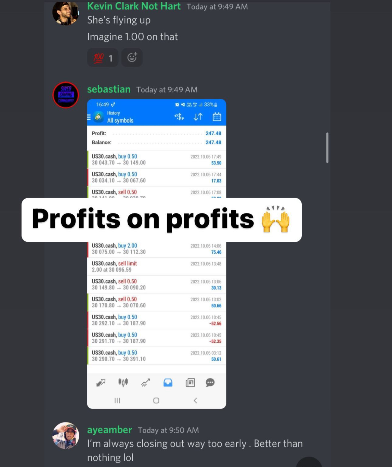 Minty Traders Student Result 8