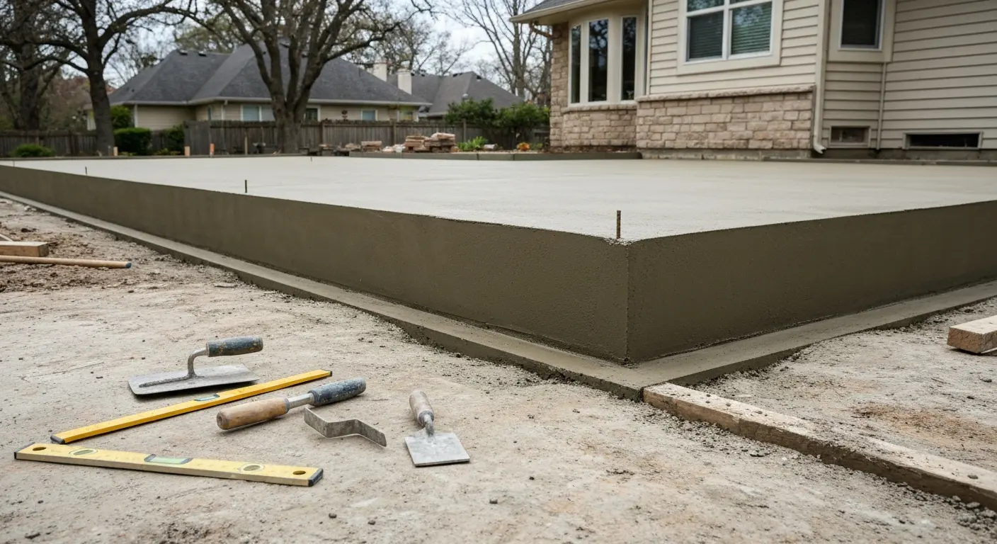 Concrete foundation work