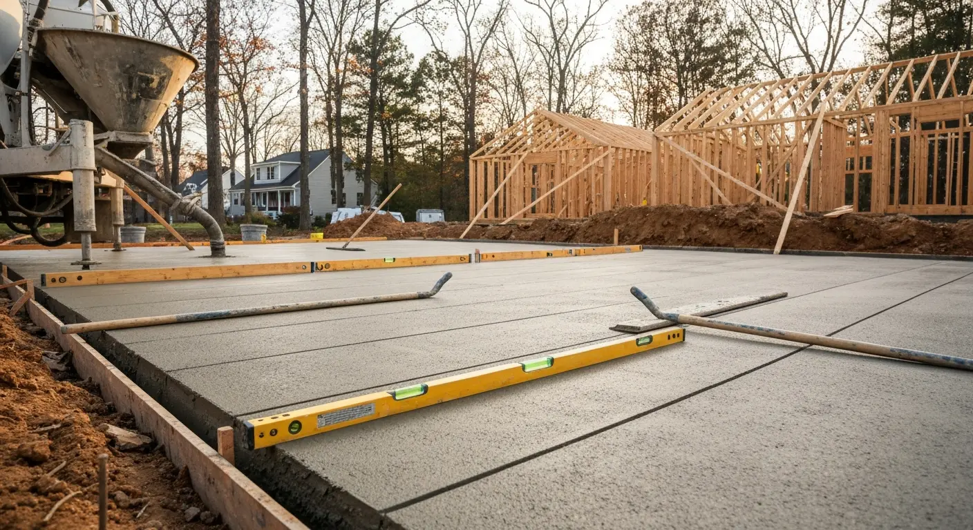 Foundation construction project