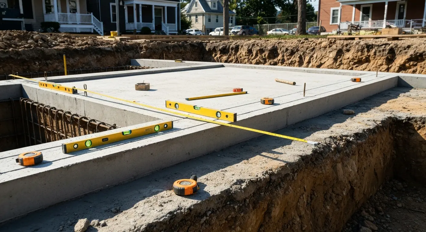 Foundation work in progress