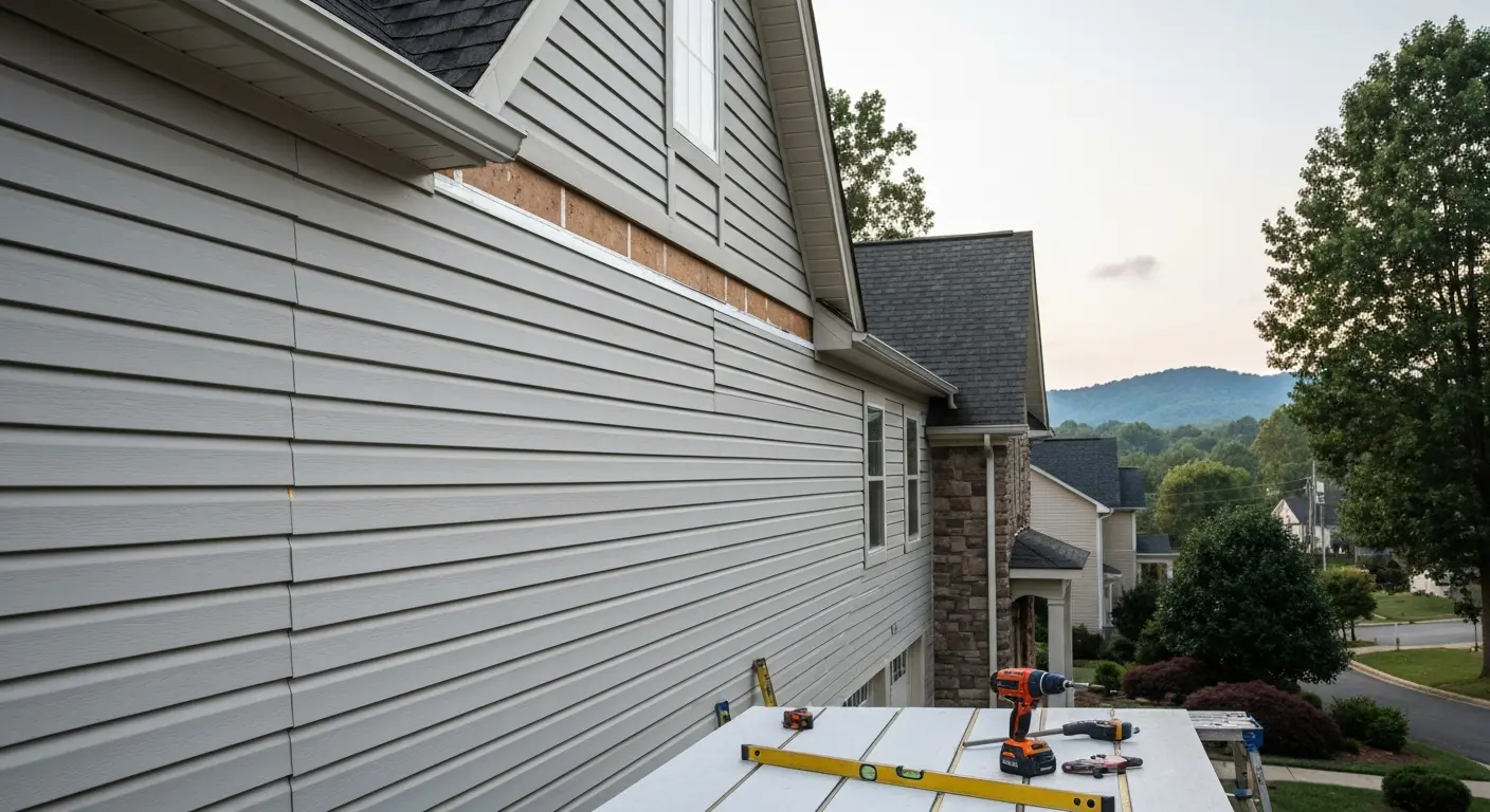 Siding installation