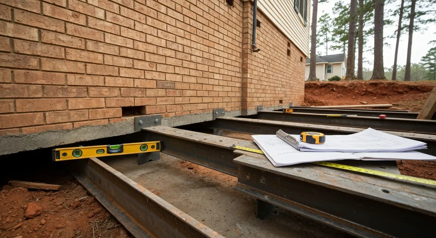 Foundation repair work