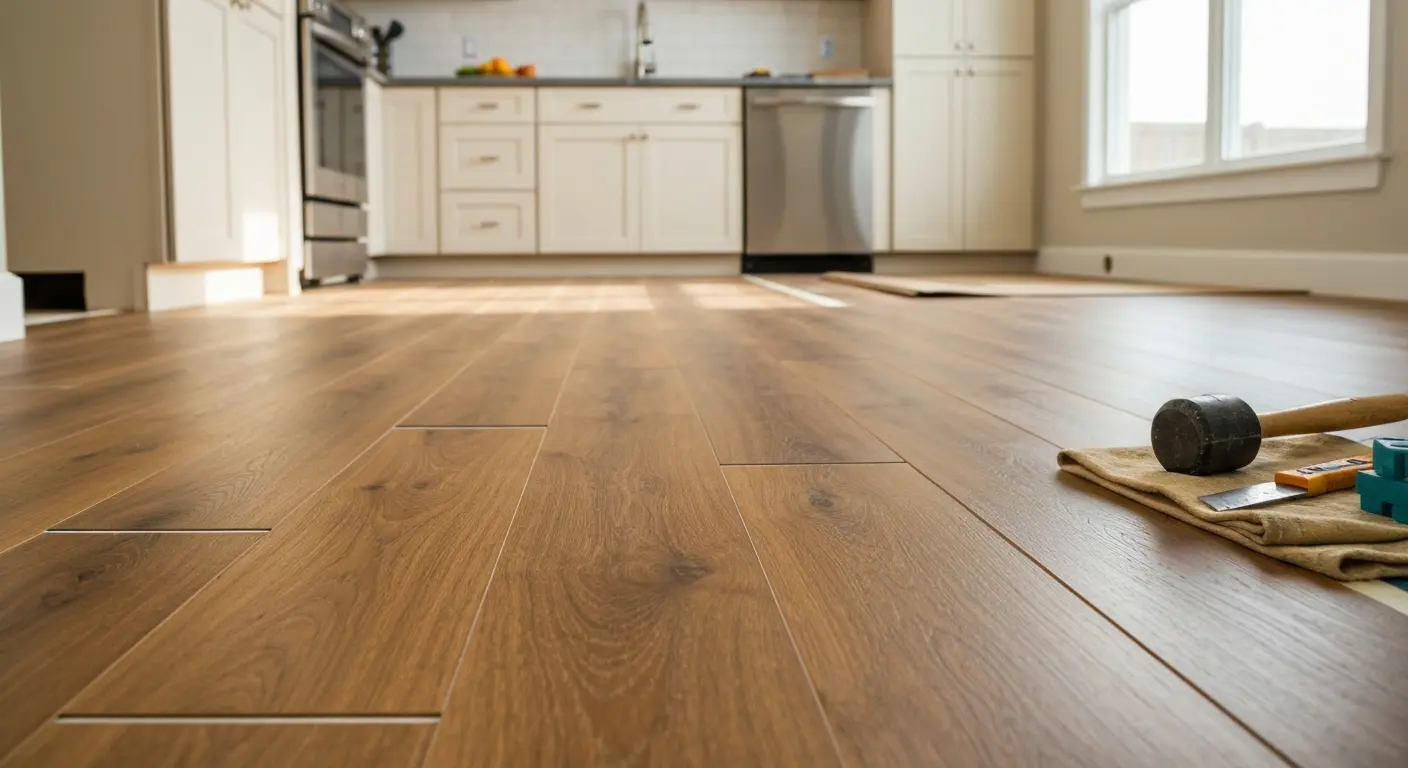 Vinyl flooring installation